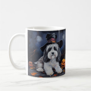 Caneca De Café Havanese Pumpkins Halloween Scary