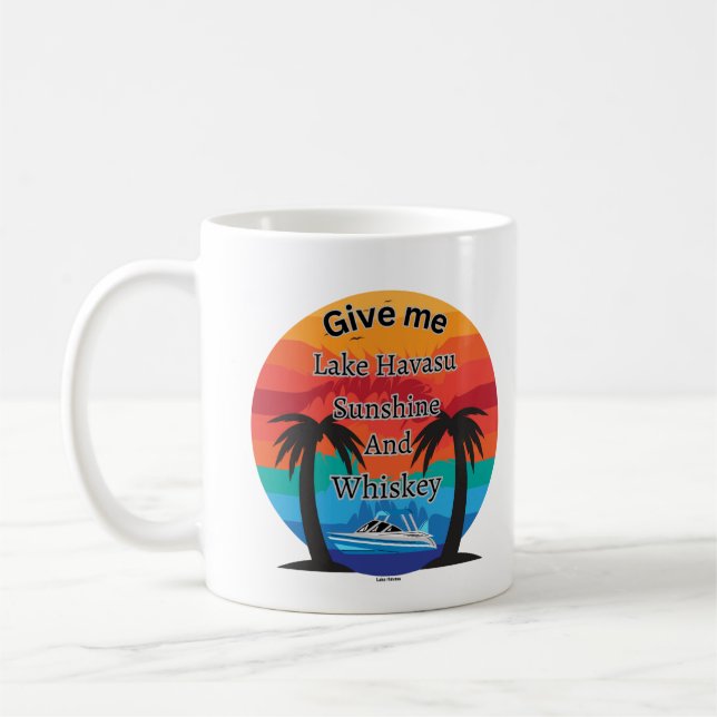 Caneca De Café Havasu, Sunshine e Whiskey (Esquerda)