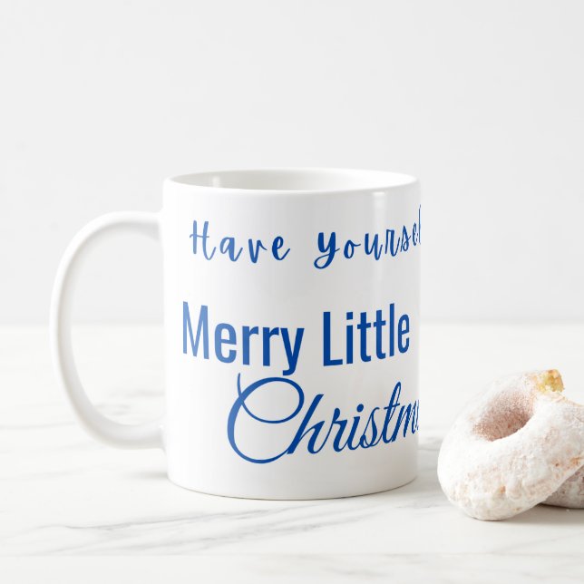 Caneca De Café Have Yourself a Merry Little Christmas (Com Donut)
