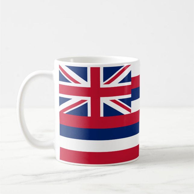 Caneca De Café Hawai’i Flag (Esquerda)