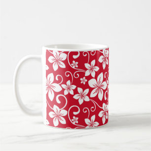 CANECA DE CAFÉ HAWAII AZUL (VERMELHO)