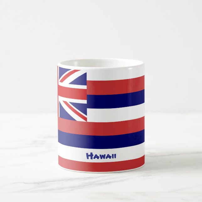 Caneca De Café Hawaii Flag (Centro)