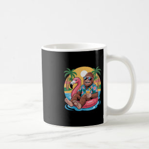 Caneca De Café Hawaii Praia Pé Grande Férias de Verão Sasquatch S