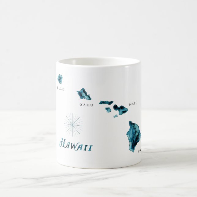 Caneca De Café Hawaii Souvenir (Centro)