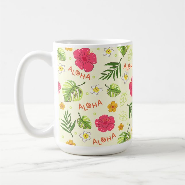Caneca De Café Hawaiian Floral Mug (Esquerda)