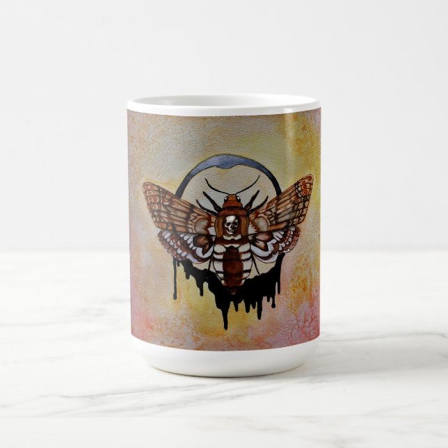 Caneca De Café Hawk Moth, Chefe da Morte (Centro)