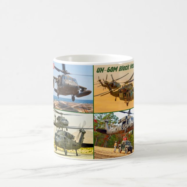 CANECA DE CAFÉ HAWK PRETO UH-60M (Centro)