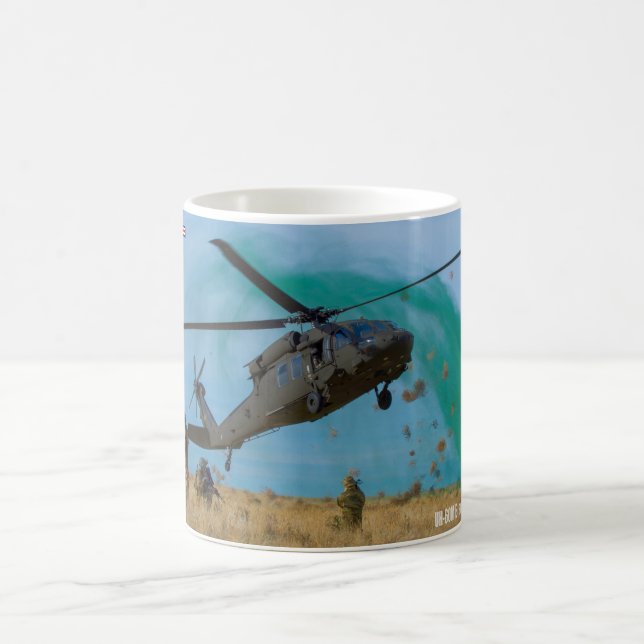 CANECA DE CAFÉ HAWK PRETO UH-60M (Centro)