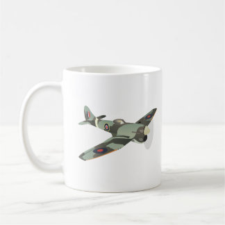 Caneca De Café Hawker Tempest British WW2 Airplane