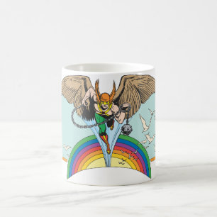 Caneca De Café Hawkman voa pelo Sky