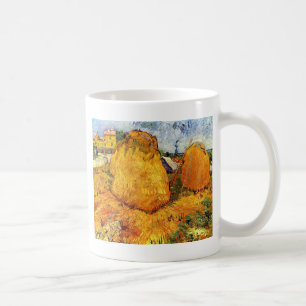 Caneca De Café Haystacks em Provence por Van Gogh.
