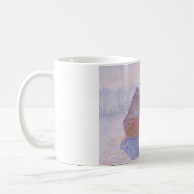 Caneca De Café Haystacks por Claude Monet (Esquerda)