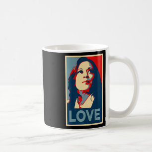 Caneca De Café Heal Love Hope Kamala Harris Obama 47 Support Empo