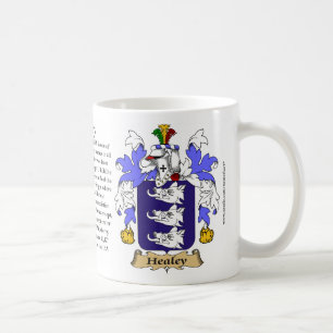 Caneca De Café Healey, a origem, o significado e a crista