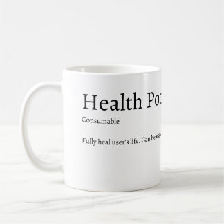 Caneca De Café Health Potion Mug