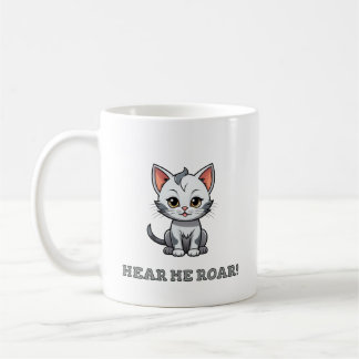 Caneca De Café Hear Me Roar t-shirt
