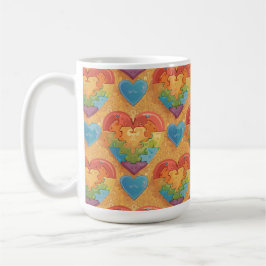 Caneca De Café Heart autism