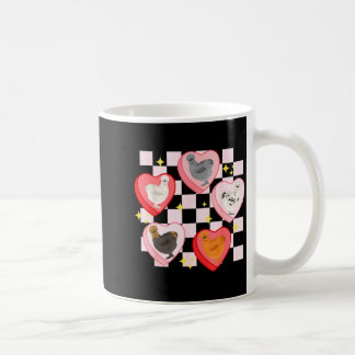 Caneca De Café Heart Candy Silkie Chicken Valentine Farmer Animal