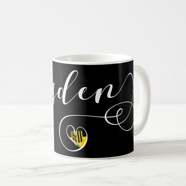 Caneca De Café Heart Dresden Mug, Alemanha (Frente Esquerda)