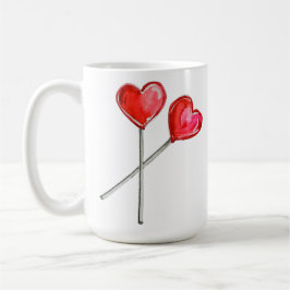 Caneca De Café Heart Lollies