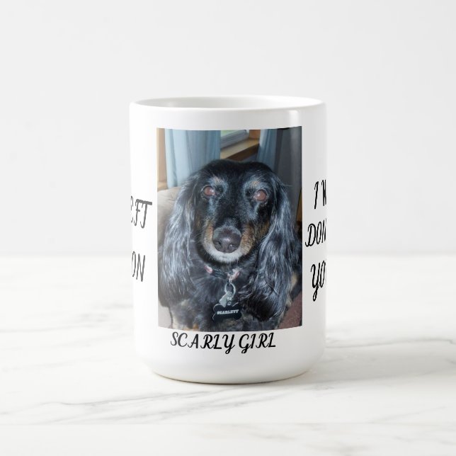 Caneca De Café Heart Memorial fur Baby One Photo and Name (Centro)