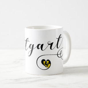 Caneca De Café Heart Stuttgart, Baden-Württemberg, Alemanha