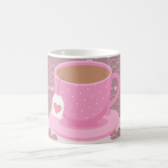 Caneca De Café Heart Tea Mug Love Design (Centro)