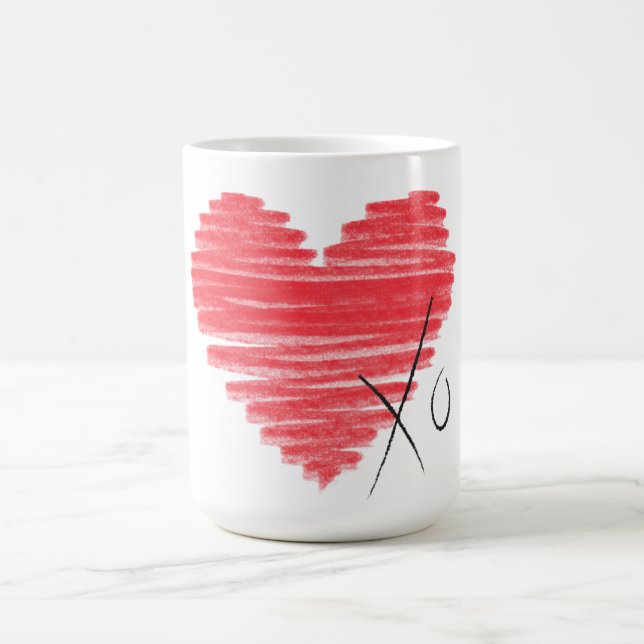 Caneca De Café Heart XO (Centro)