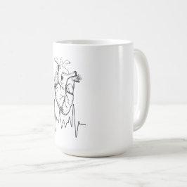 Caneca De Café Heartbeat