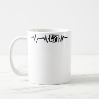 Caneca De Café Heartbeat Photographer Camera Photography