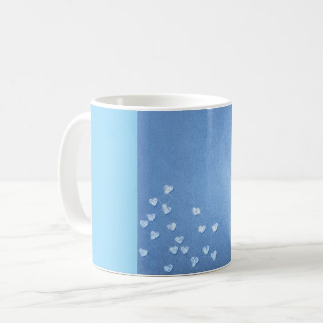 Caneca De Café Hearts Bluey (Frente Esquerda)