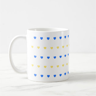 Caneca De Café Hearts Pattern