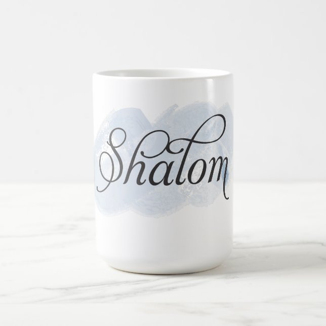 Caneca De Café Hebraico - Shalom (Centro)
