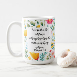 Caneca De Café Hebrews 11:1 Coffee Mug
