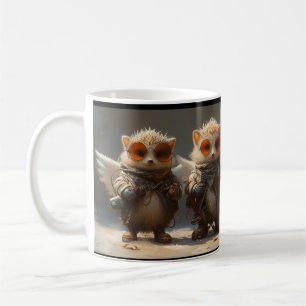 Caneca De Café Hedgehog Angel Punks 15oz Mug