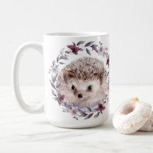Hedgehog Cute Wildlife Ilustration Art