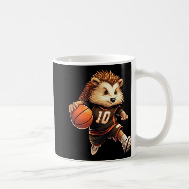 Caneca De Café Hedgehog de basquetebol (Direita)