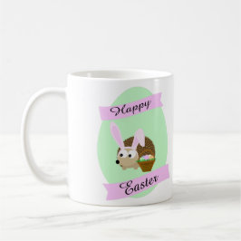 Caneca De Café Hedgehog Easter Bunny