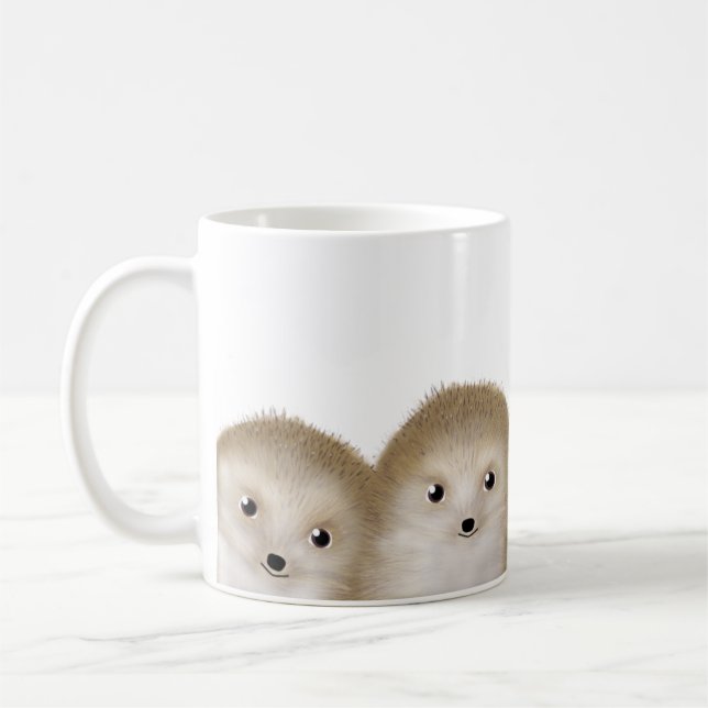 Caneca De Café Hedgehog Mugs (Esquerda)