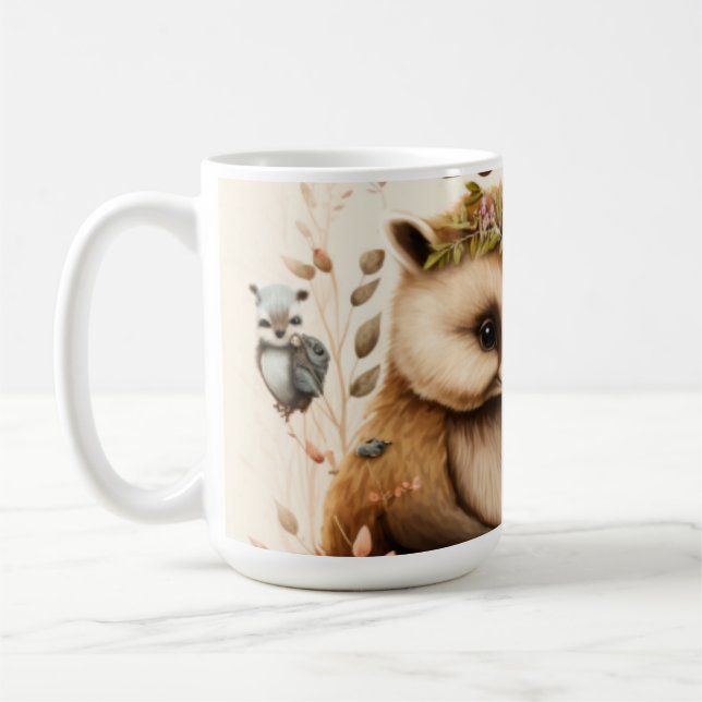 Caneca De Café Hedgehogs apaixonados (Esquerda)