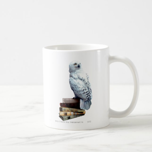 Caneca De Café Hedwig nos livros (Direita)