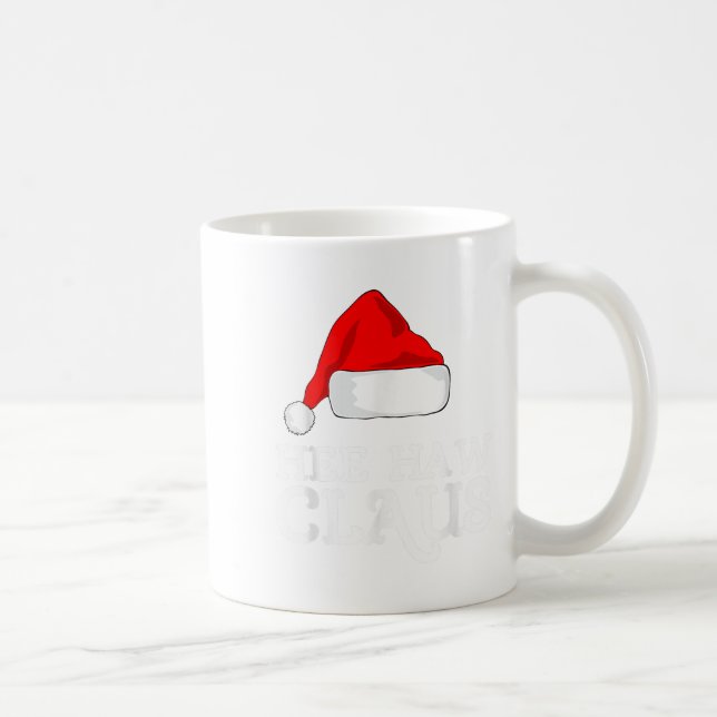Caneca De Café Hee-haw Claus Christmas Santas Hat Pajama Família  (Direita)