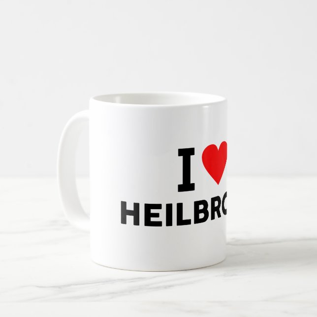 Caneca De Café Heilbronn Alemanha (Frente Esquerda)