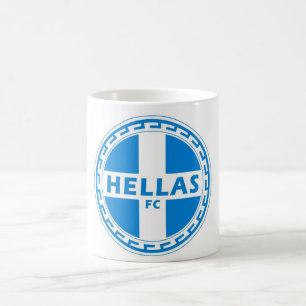 Caneca De Café Hélade alinha os presentes gregos por greek2me