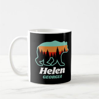 Caneca De Café Helen Georgia GA Bavarian Alpino Bear Retro