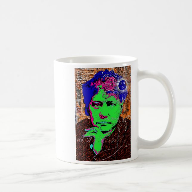 Caneca De Café Helena Blavatsky Theosophy Occult Esoteric New Age (Direita)