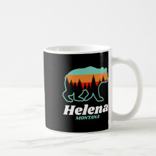 Caneca De Café Helena Montana Pescando Snowboard Bear