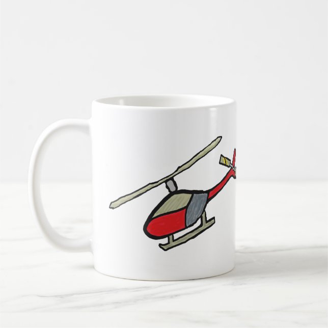 Caneca De Café Helicóptero (Esquerda)