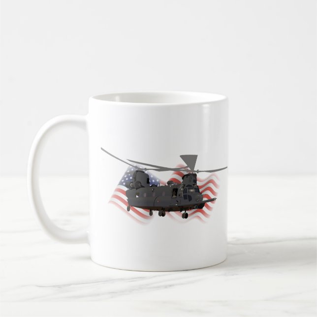 Caneca De Café Helicóptero chinês MH-47 (Esquerda)