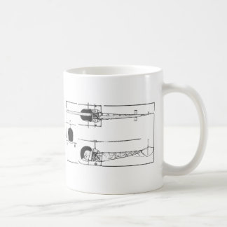 Caneca De Café Helicóptero de Bell 47